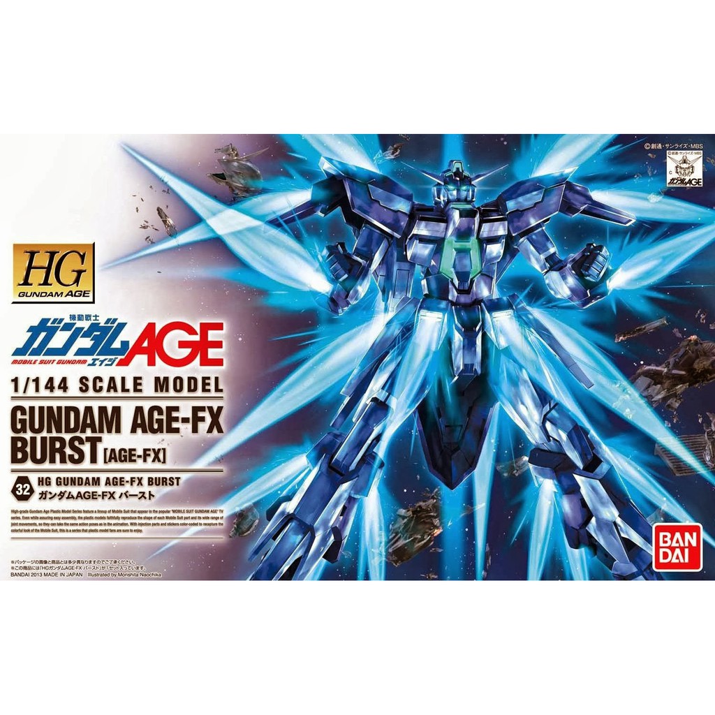 Bandai 32 Age Gundam Age Fx Burst Hg Shopee Malaysia