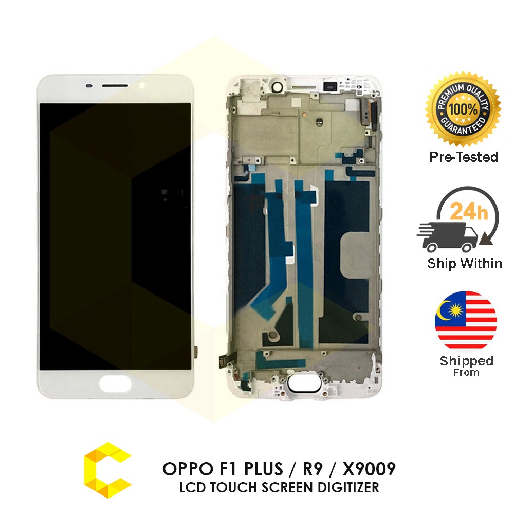 Cellcare Oppo F1 Plus R9 X9009 Lcd Touch Screen Digitizer With Frame Shopee Malaysia