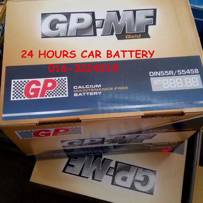 GP MF GOLD DIN55R (55458) CAR BATTERY | Shopee Malaysia