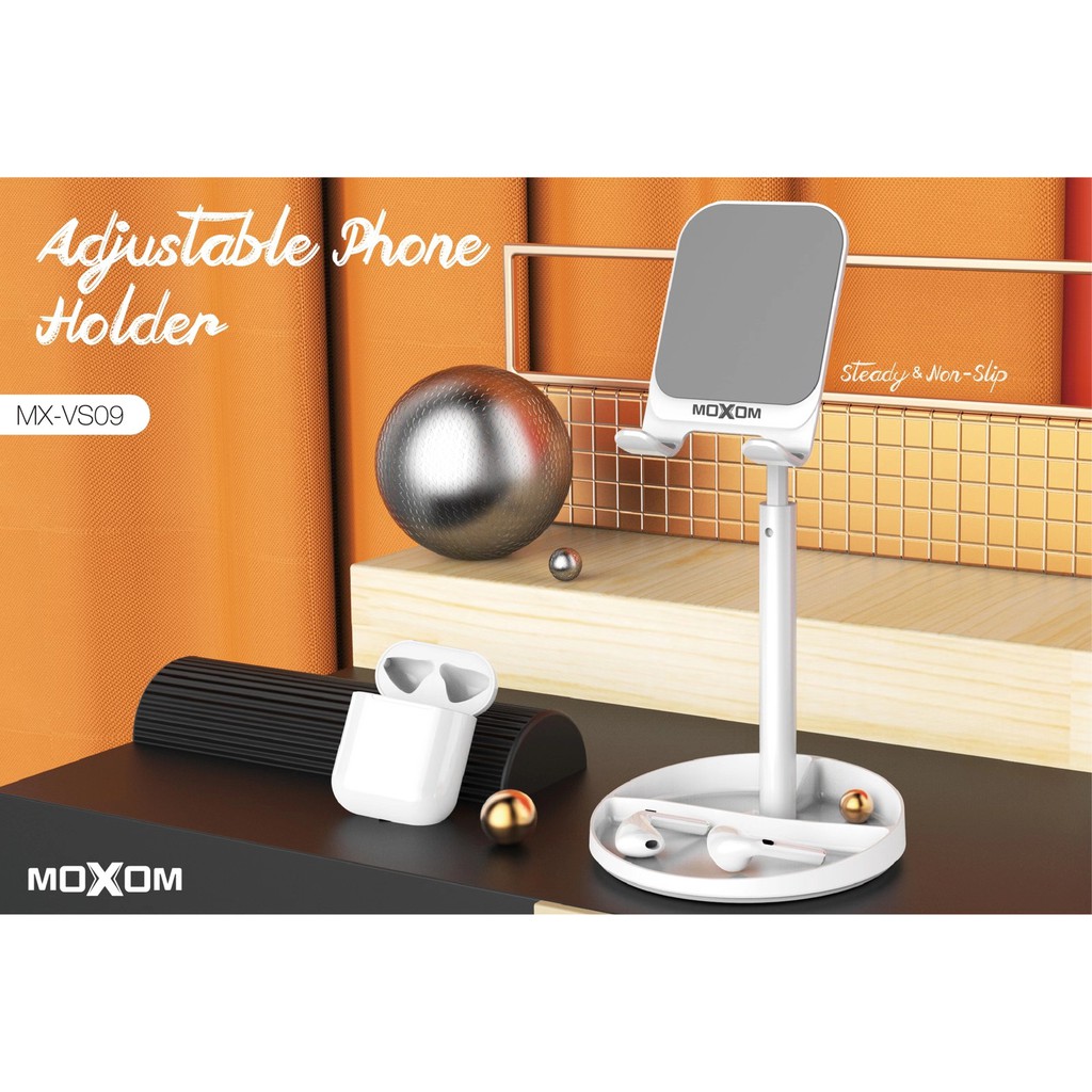 Moxom Mx Vs09 Adjustable Phone Holder Shopee Malaysia