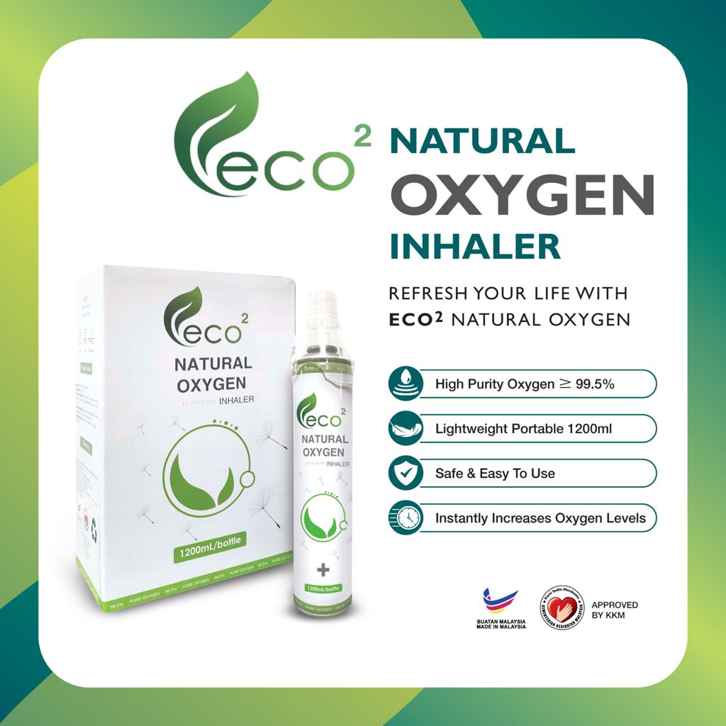 ECO2 Portable Oxygen Inhaler 1200ML | Shopee Malaysia