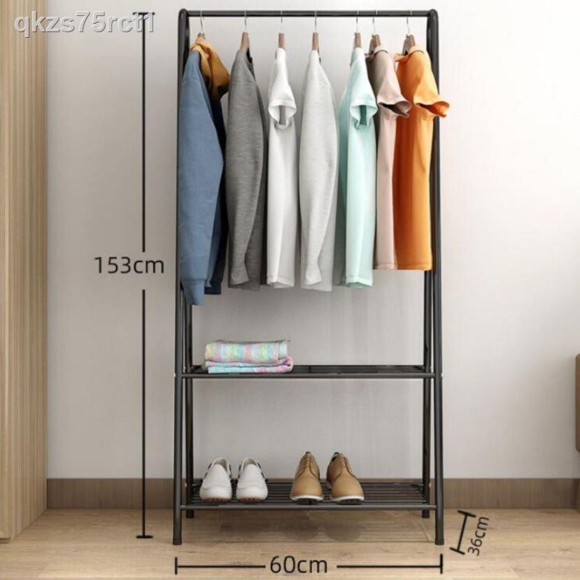 Rak Besi Sangkut Sidai Baju Bentuk Segi Tiga Untuk Bilik Tidur Hanger Clothes Storage Rack Household Bedroom