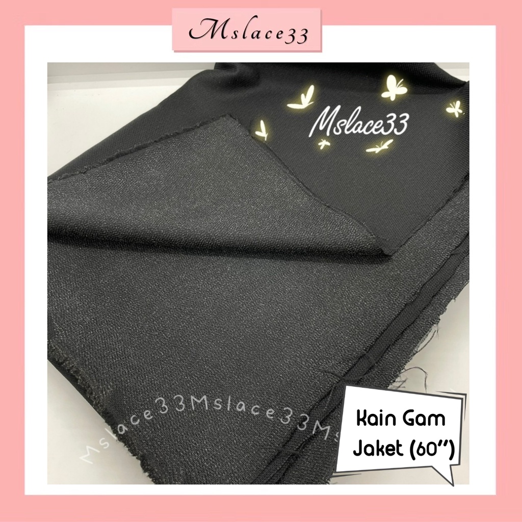 Interfacing Jacket Tebal/Kain Gam Jaket (Price per 1meter) | Shopee ...