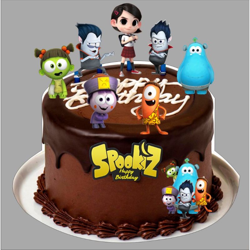 spookiz cartoon cake topper (1set) | Shopee Malaysia