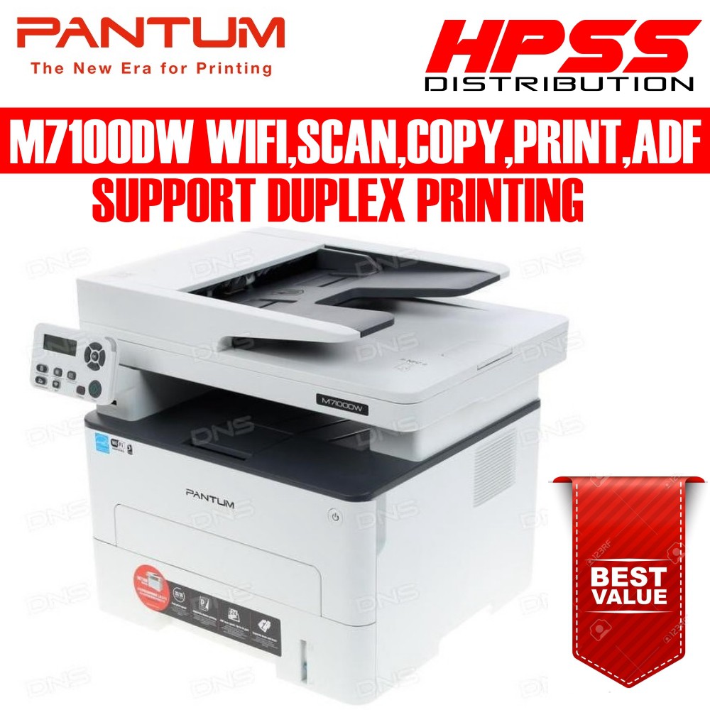 Pantum M7100DW P2506 M6506 MONOCHROME LASER PRINTER Life Time Limited ...