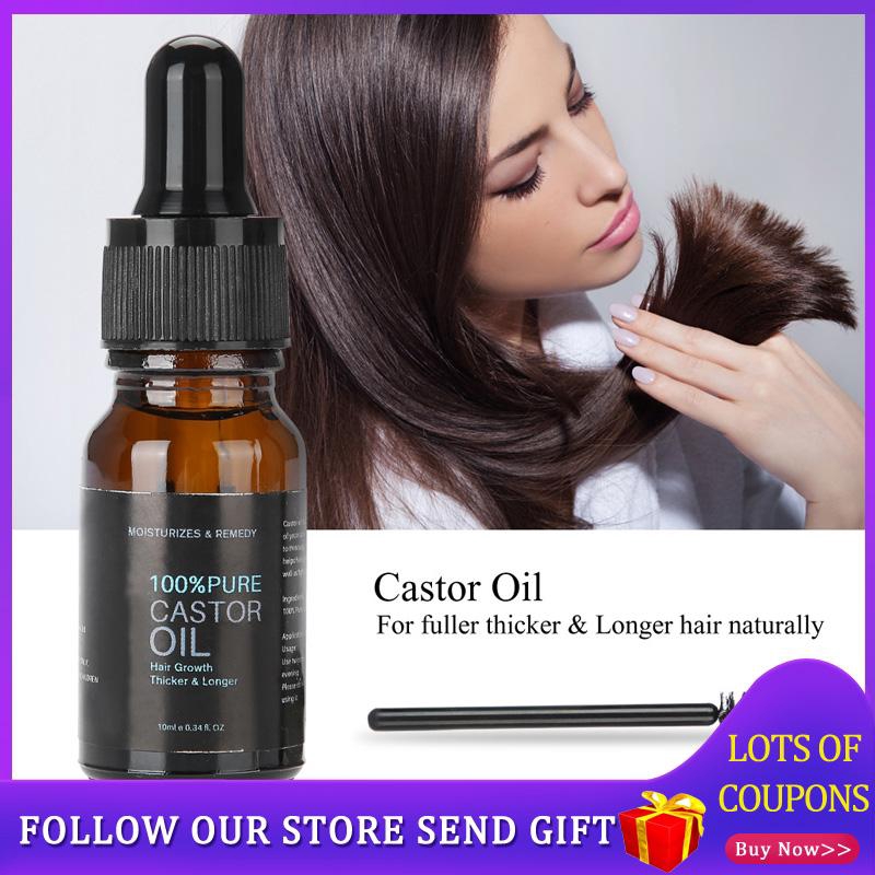 Herbal Essential Castor Oil Fast Hair Growth Hair Eyelashs