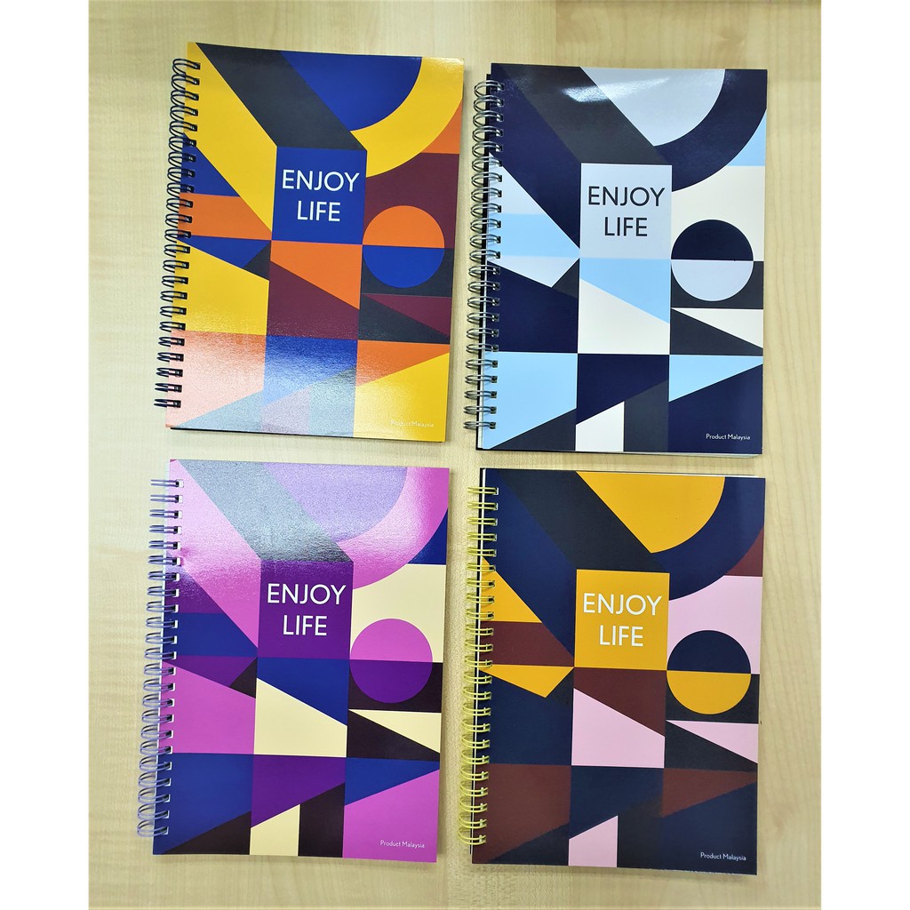 Ready Stock 160pgs Colour A5 Notebook Journal Planner Sketch