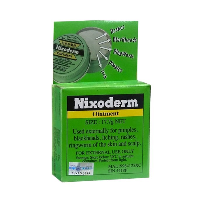 Nixoderm Ointment 17 7g 5 34g Shopee Malaysia