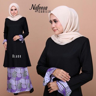 NAFEESA ISABELLA  KURUNG  Saiz S XXL 6Colour Muslimah 