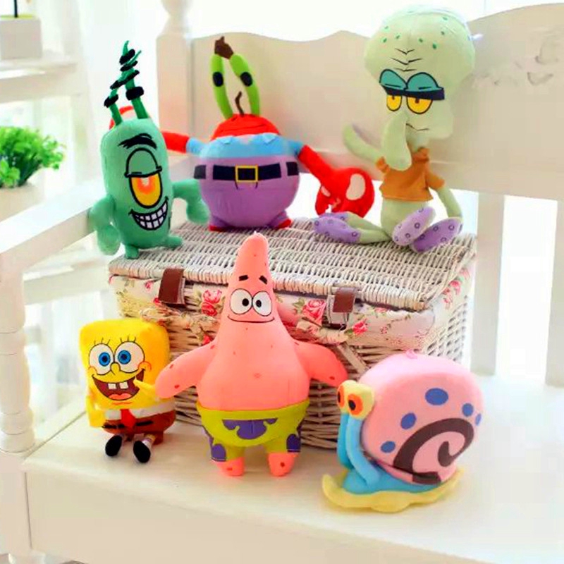 spongebob and patrick plush
