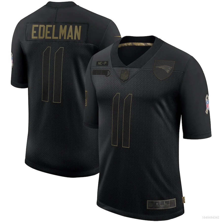 Vic 2020 New England Patriots NFL Football Jersey Bruschi Edelman TShirt Pay Tribute Jersey Sport Top Tee Unisex a