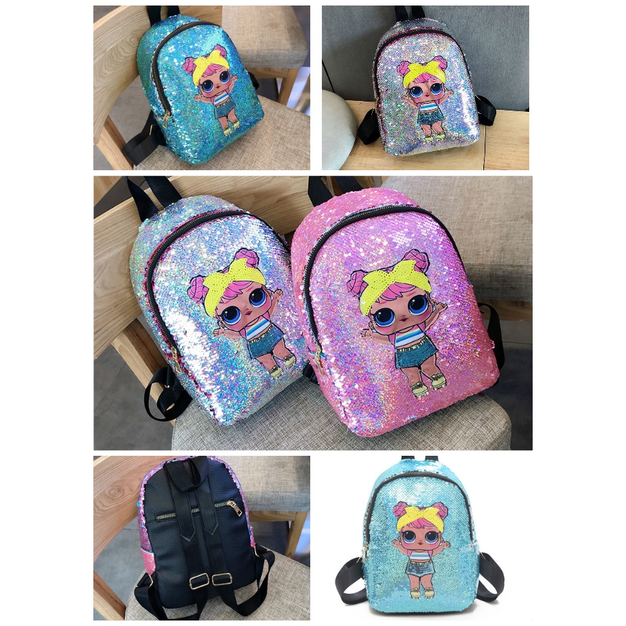 lol glitter backpack