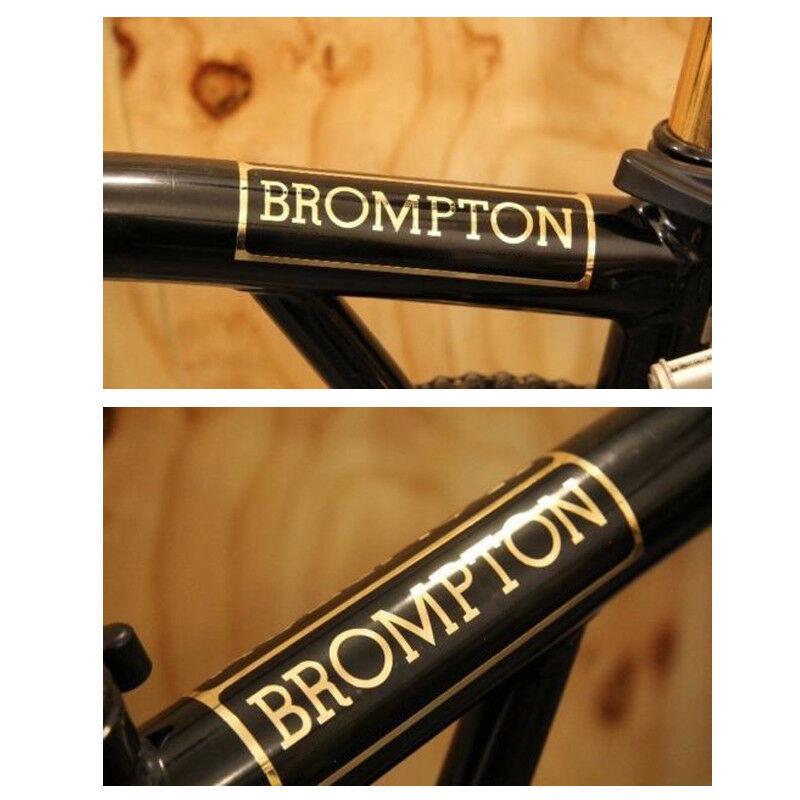 AGEKUSL Brompton  Bike Metallic Sticker  Decal Folding 