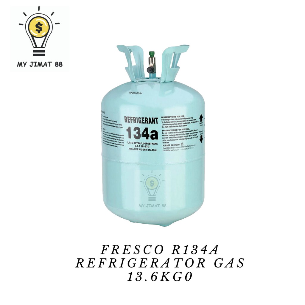 {ORIGINAL} FRESCO R134a REFRIGERATOR GAS 13.6KG Gas Aircond Car Refrigerator Shopee Malaysia