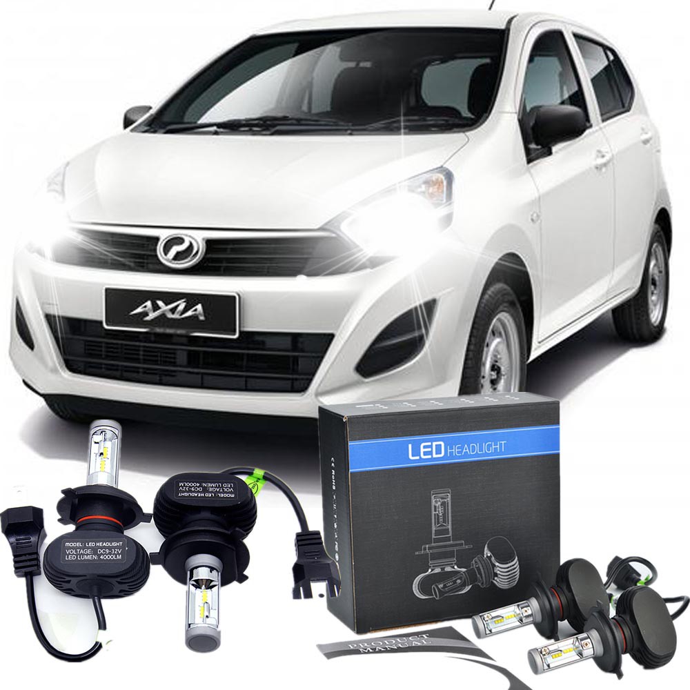 1 Pair LED Car Headlight 8000LM Auto LED Headlight h4 for 