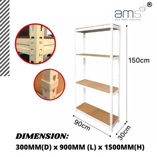  READY STOCK BOLTLESS DIY  RACKING RAK  BESI  DIY  WHITE 