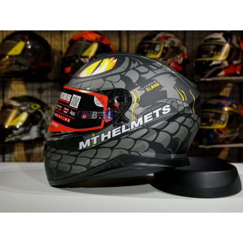 Original MT Slang Full Face Helmet Shopee Malaysia