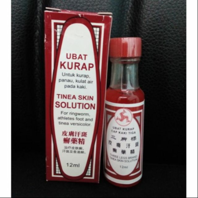 12ml Three Legs Tinea Skin Solution Ring Worm Athlete Foot  Shopee Malaysia