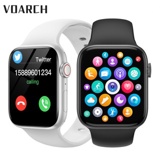 VOARCH Smartwatch Bluetooth Call 44mm Heart Rate Blood Pressure Monitor Sport Smart Watch for Apple IOS Android Smart Clock
