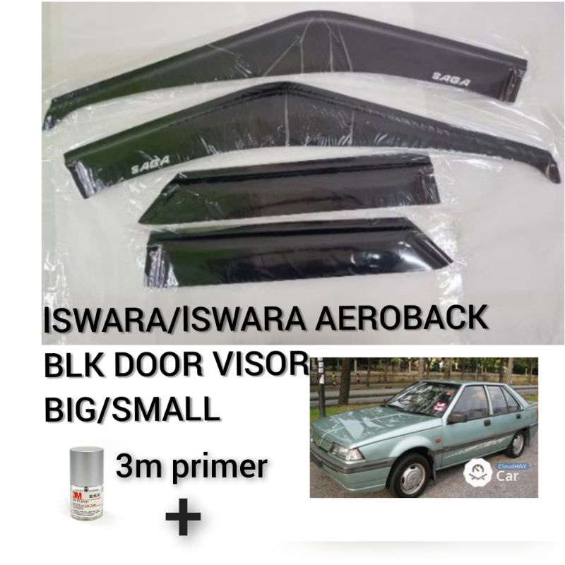 PROTON ISWARA/ISWARA AEROBACK 19852007 Door Visor Air Press Window BLK