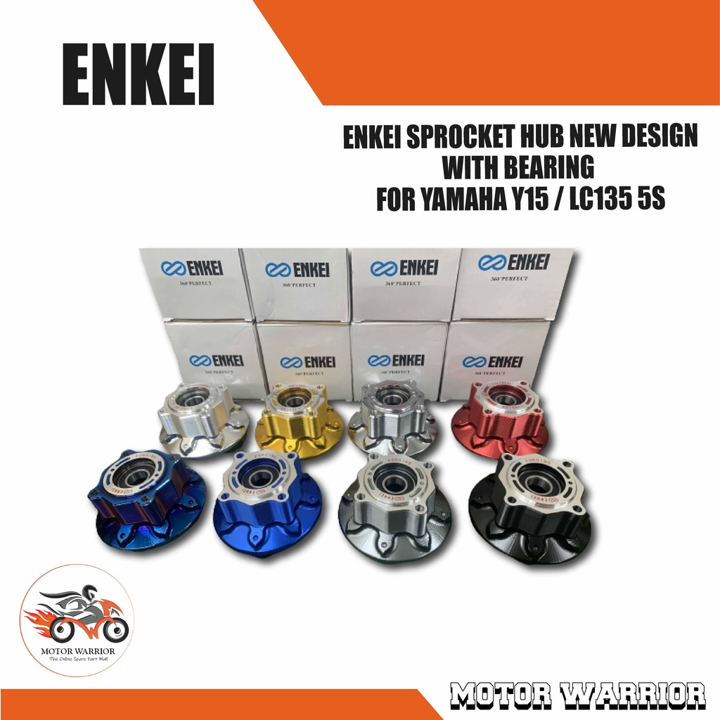 ENKEI SPROCKET HUB NEW DESIGN WITH BEARING FOR YAMAHA Y15 / LC135 5S