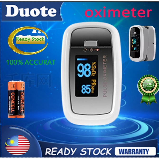 Duote Blood Oxygen Saturation Heart Rate Monitor Monitor Oximeter