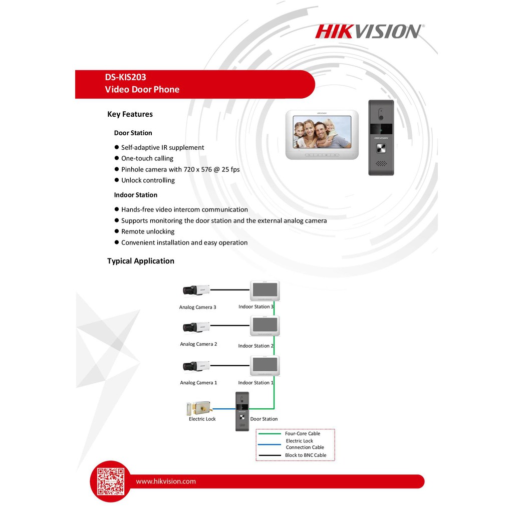 Hikvision Ds Kis203 Video Door Phone