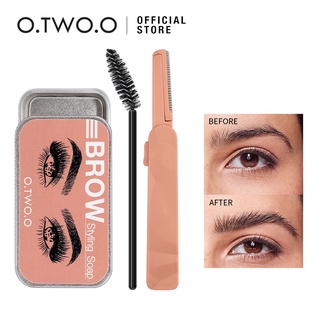 Image of [Clearance] O.TWO.O 3D 3pcs Eyebrow Styling Gel Eye Makeup Brow Styling Soap Long Lasting Waterproof otwoo cosmetic