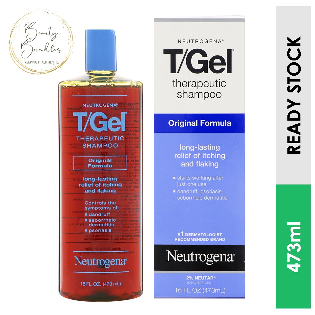 Neutrogena T Gel Therapeutic Shampoo Original Formula 473 Ml Shopee Malaysia