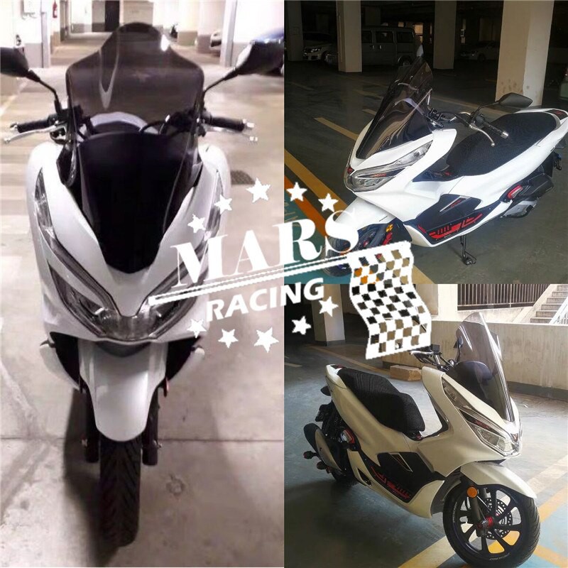 New Style Motorcycle Viser Visor Windscreen Windshield Deflector Fit For Honda Pcx125 Pcx150 18 Pcx 125 Pcx 150 18 19 Shopee Malaysia