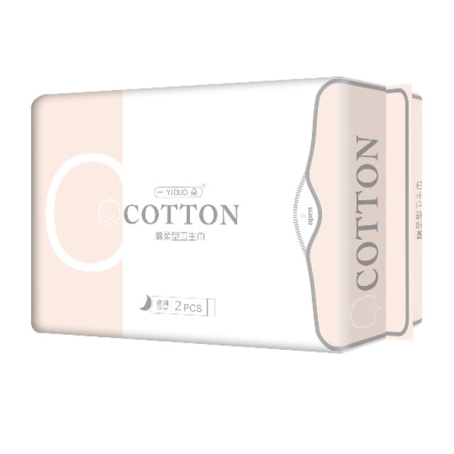IDORE Natural Cotton Night Sanitary Pad (2 Pcs)