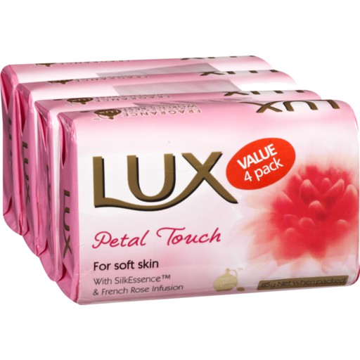 Lux Soap Bar/Sabun Buku [80GM x 4's] - Magical Spell / Aqua Sparkle / Soft Touch / Velvet Touch / White Impress