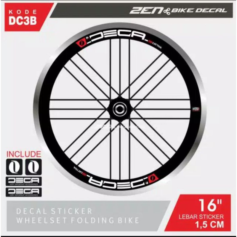 bike ring sticker