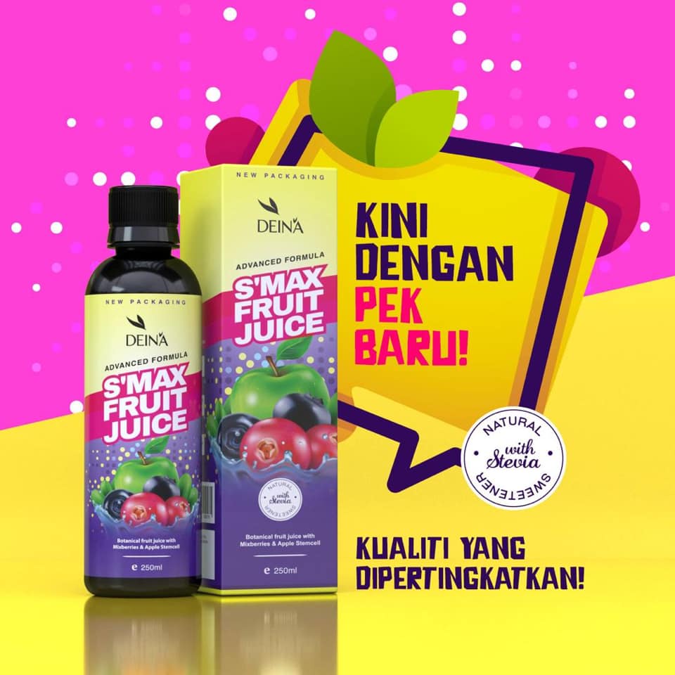 Buy Jus Deina Smax Fruit Juices Slimming 100 Original Hq Seetracker Malaysia