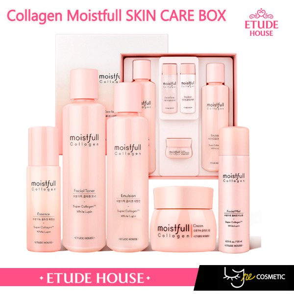 etude house moistfull collagen skin care set