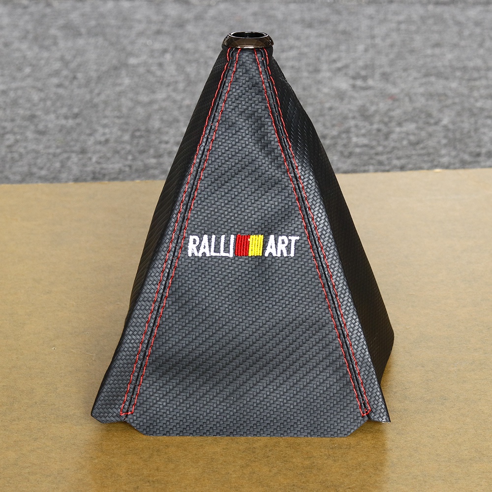 Ralliart Carbon Gear Knob Cover Wira Waja Shift Lever Knob Boot Cover
