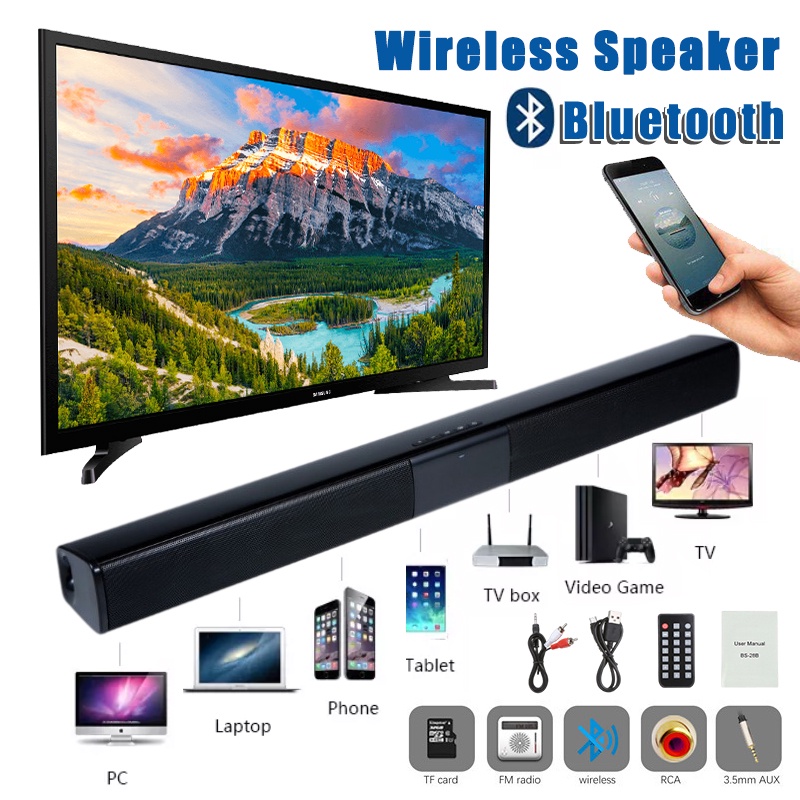 550mm Home Theatre Soundbar System Home Theater Wireless Bluetooth Speaker System TV Subwoofer