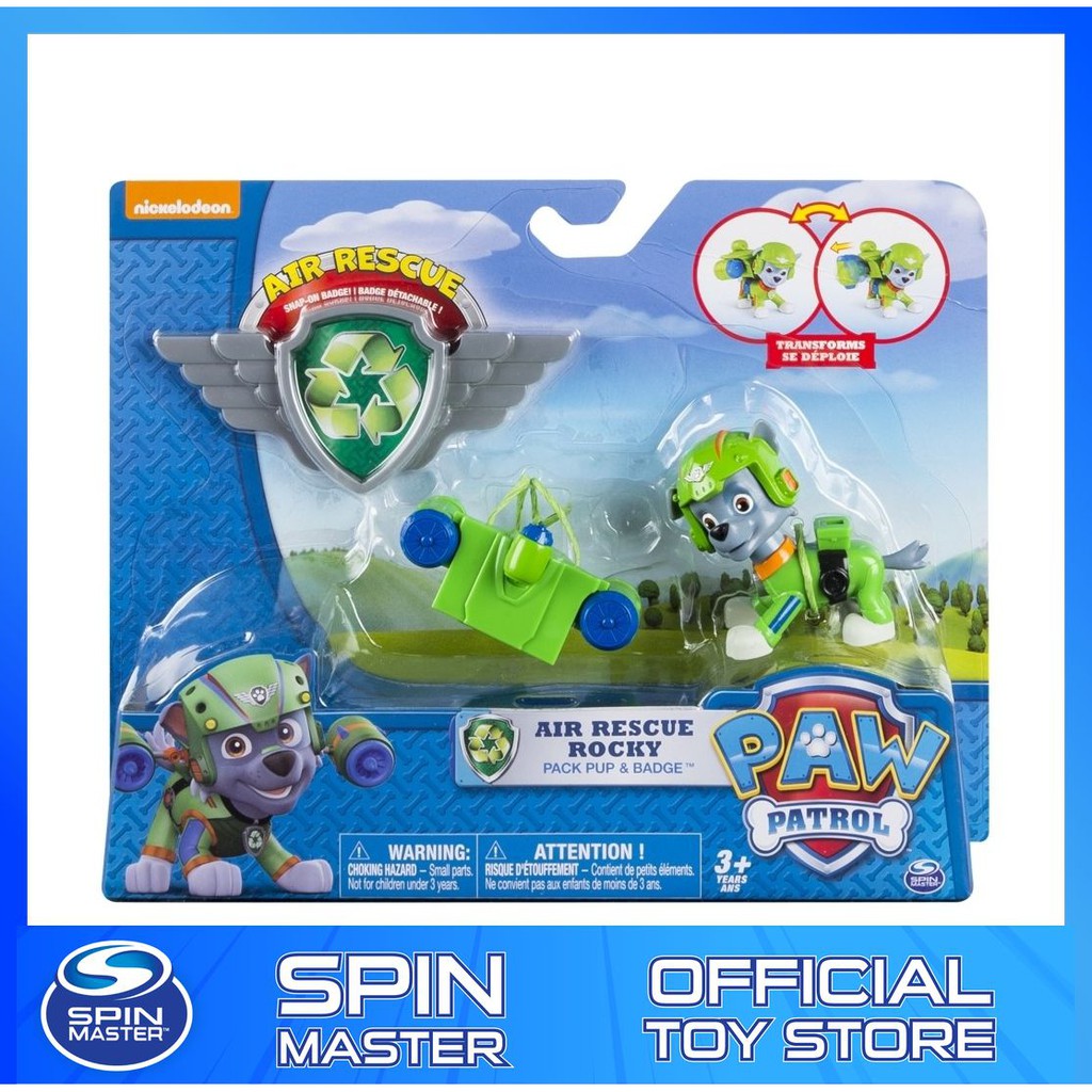 paw patrol air rescue rocky