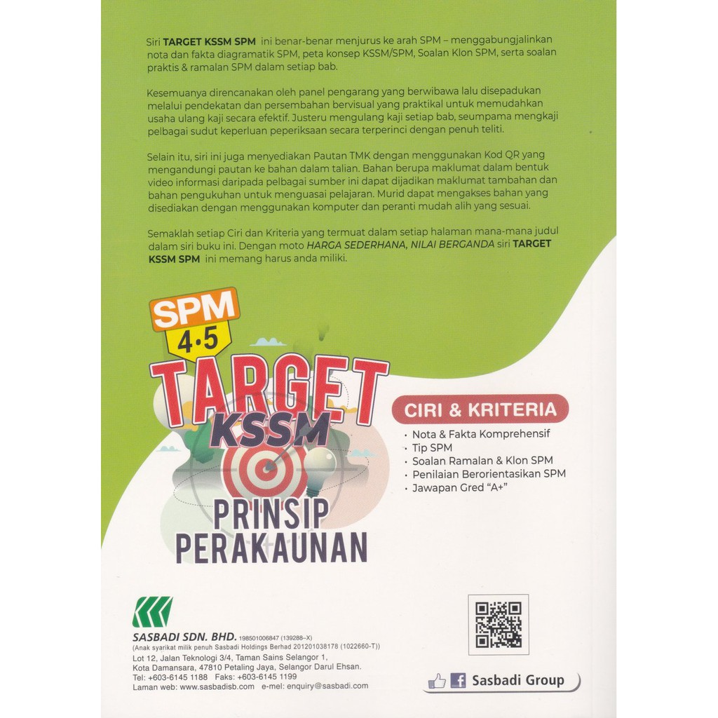 Sasbadi 2020 Target Prinsip Perakaunan Spm Shopee Malaysia