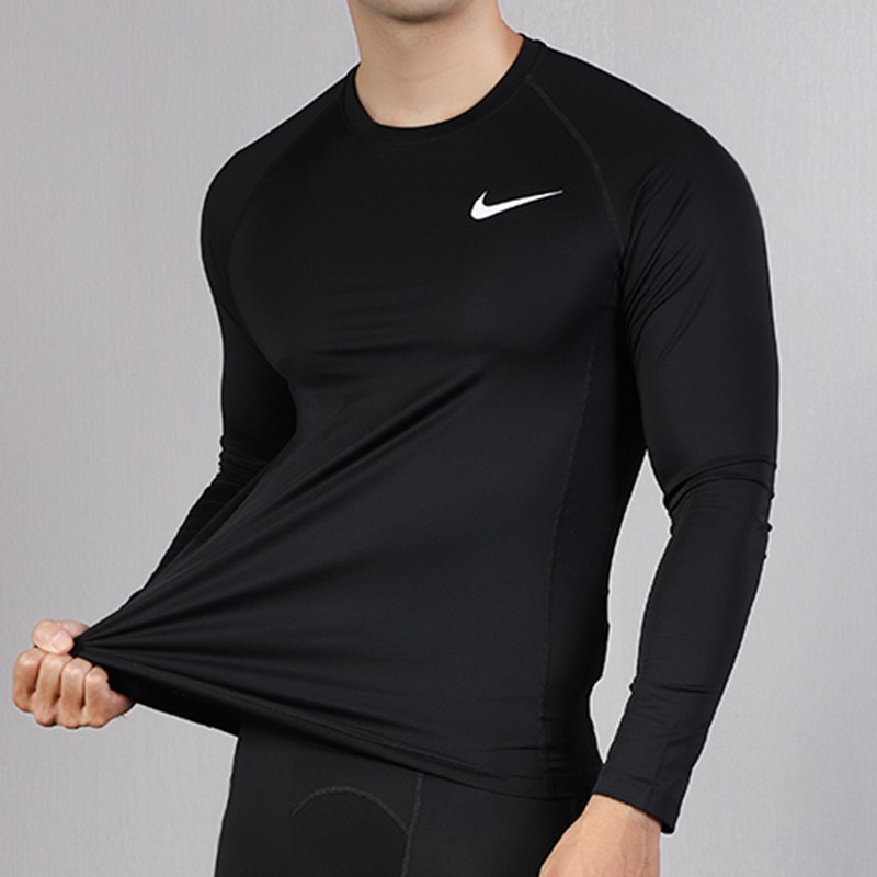 tight long sleeve shirt nike