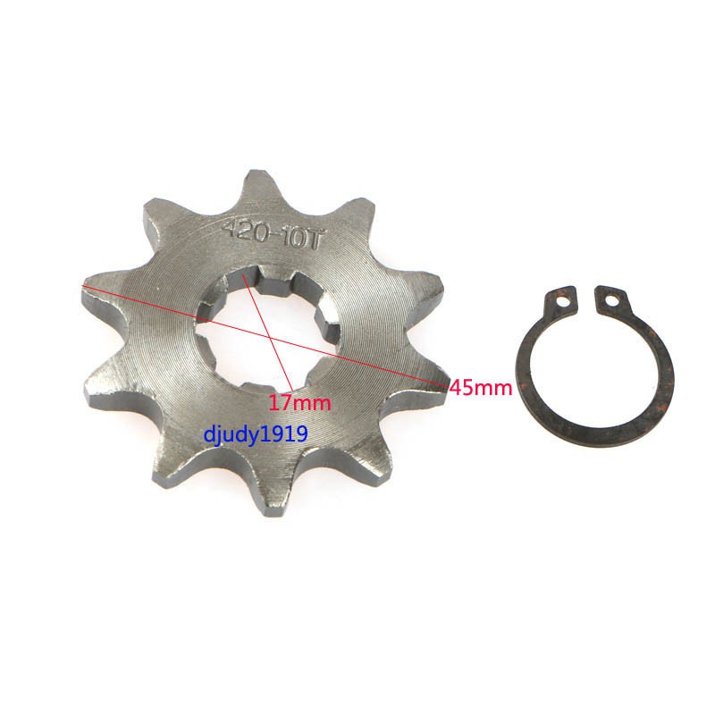 17mm 30mm Front Engine Sprocket with Mounting Accessory Steel Alloy 12T Tooth Fit for 530 Chain Sprocket Engine 