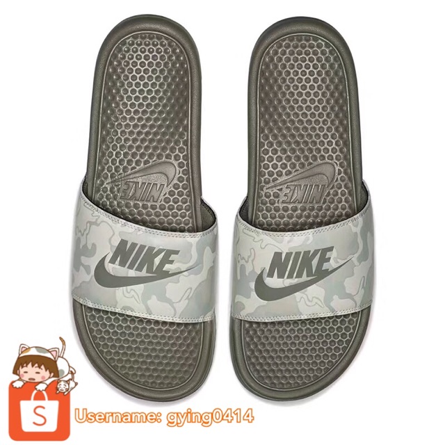 nike benassi camouflage