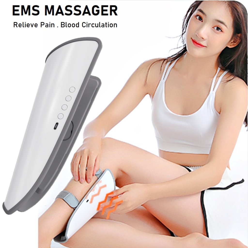 EMS Electric Foot Arm Massager Muscle Stimulator Vibrator Magnetic Pulse Vibration Relaxation Feet Physiotherapy Machine