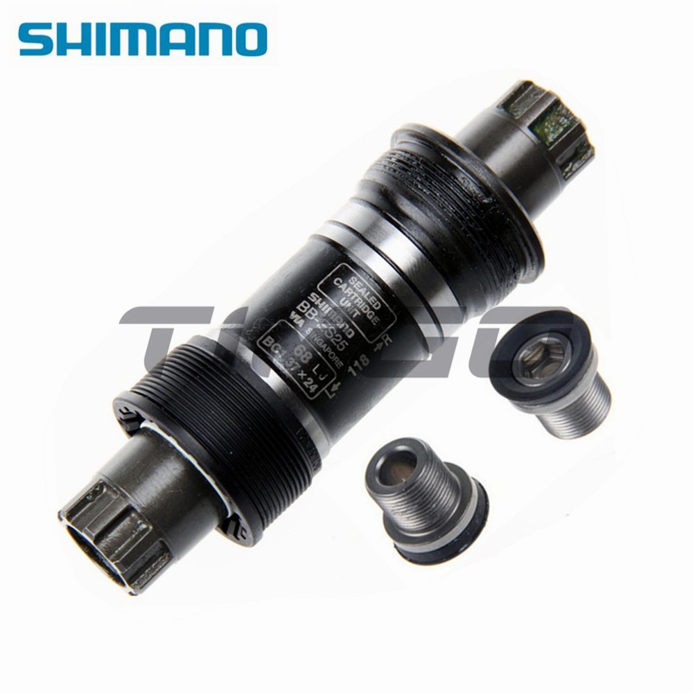 Shimano Es25 Es300 Bike Octalink Crankset Bottom Bracket 68 X 113 118 121 126mm English Thread 1 37 X 24t Shopee Malaysia