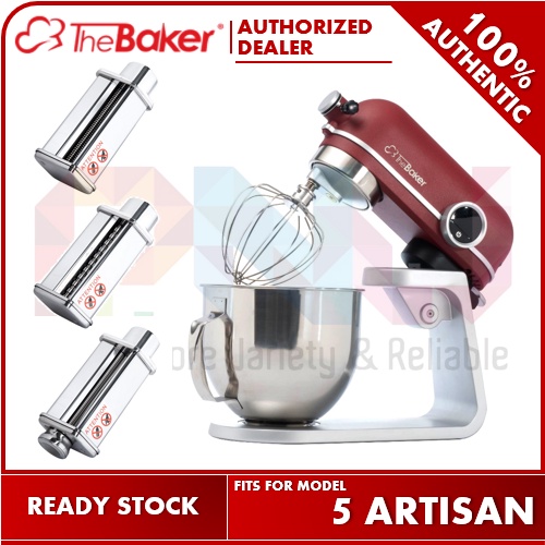 The Baker Stand Mixer 5 Artisan Attachment Meat Mincer / Sausagind Filler / Noodle Maker / Salad Maker