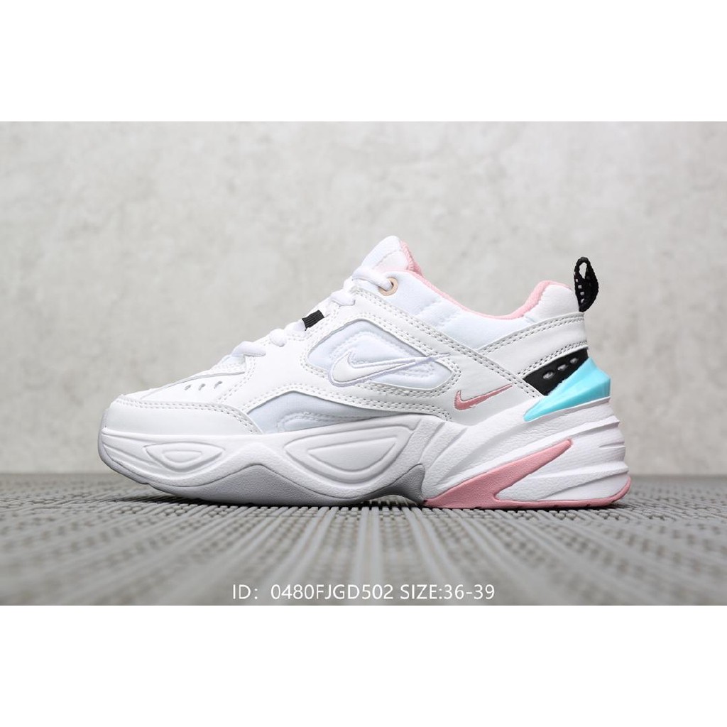 nike m2k tekno white and pink