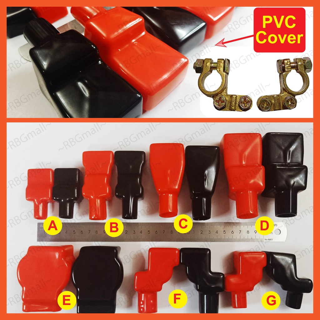Universal Lorry Car Battery Terminal Cover Flexible Pvc Cover Protection Penutup Pelindung Kepala Bateri Kereta