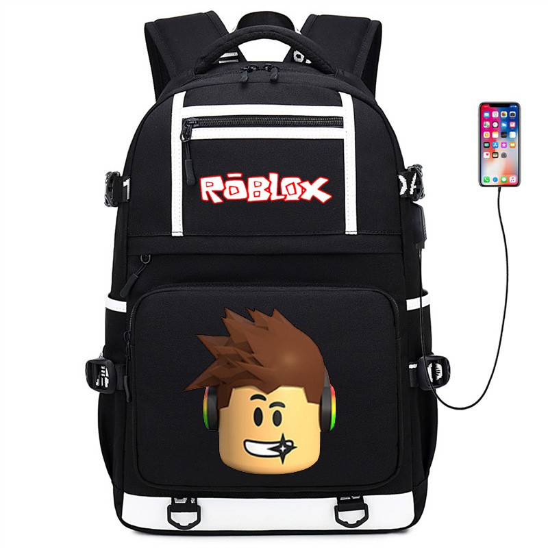 Roblox Red Nose Day Game Social Network Backpack Middle School Student Bag Backpack Shopee Malaysia - roblox red nose day starry sky school bag backpacks