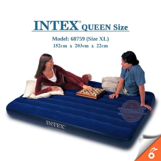 INTEX AIR BED MATRESS INFLATABLE EXTRA THICK / TILAM ANGIN INTEX FULL