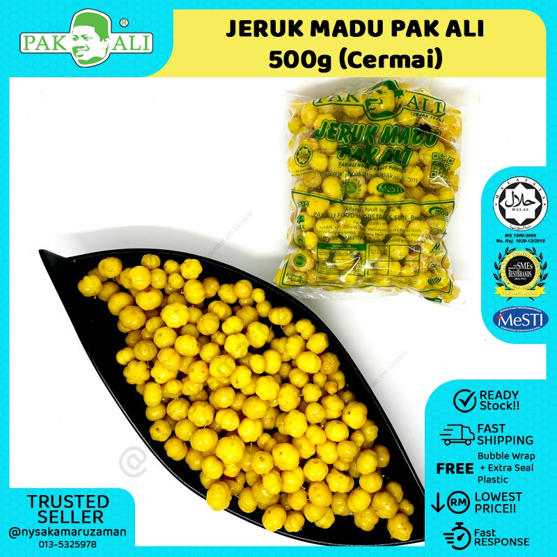 Jeruk Cermai 500g Jeruk Madu Pak Ali Stok Terhad Limited Edition Shopee Malaysia
